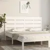 Image de vidaXL Tête de lit Blanc 140x3x80 cm Bois massif de pin