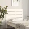 Image de vidaXL Tête de lit Blanc 75x3x80 cm Bois massif de pin