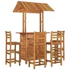 Image de vidaXL Ensemble de bar de jardin 5 pcs Bois d'acacia solide