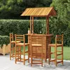 Image de vidaXL Ensemble de bar de jardin 5 pcs Bois d'acacia solide