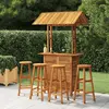Image de vidaXL Ensemble de bar de jardin 5 pcs Bois d'acacia solide