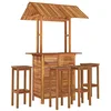 Image de vidaXL Ensemble de bar de jardin 5 pcs Bois d'acacia solide