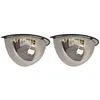 Image de vidaXL Miroirs de circulation en demi-dôme 2 pcs Ø30 cm Acrylique