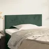 Image de vidaXL Tête de lit Vert foncé 80x5x78/88 cm Velours
