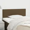 Image de vidaXL Tête de lit Marron Foncé 90x5x78/88 cm Tissu