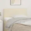 Image de vidaXL Tête de lit Crème 90x5x78/88 cm Similicuir