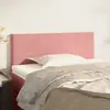 Image de vidaXL Tête de lit Rose 90x5x78/88 cm Velours