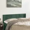 Image de vidaXL Têtes de lit Vert foncé 144x5x78/88 cm Velours