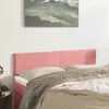 Image de vidaXL Têtes de lit Rose 144 x 5 x 78/88 cm Velours
