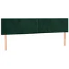 Image de vidaXL Têtes de lit Vert foncé 180x5x78/88 cm Velours
