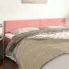 Image de vidaXL Têtes de lit Rose 180x5x78/88 cm Velours