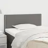 Image de vidaXL Tête de lit Gris foncé 80x5x78/88 cm Tissu
