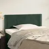 Image de vidaXL Tête de lit Vert foncé 80x5x78/88 cm Velours