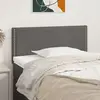Image de vidaXL Tête de lit Gris 100x5x78/88 cm Similicuir