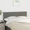 Image de vidaXL Têtes de lit Gris foncé 144x5x78/88 cm Tissu
