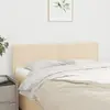 Image de vidaXL Têtes de lit Crème 144x5x78/88 cm Tissu