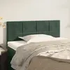 Image de vidaXL Tête de lit Vert foncé 80x5x78/88 cm Velours