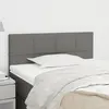 Image de vidaXL Tête de lit Gris foncé 90x5x78/88 cm Tissu