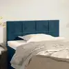 Image de vidaXL Tête de lit Bleu foncé 90x5x78/88 cm Velours