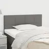 Image de vidaXL Tête de lit Gris foncé 100x5x78/88 cm Tissu