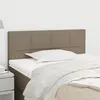 Image de vidaXL Tête de lit Taupe 100x5x78/88 cm Tissu