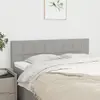 Image de vidaXL Têtes de lit Gris clair 144x5x78/88 cm Tissu
