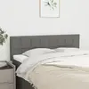 Image de vidaXL Têtes de lit Gris foncé 144x5x78/88 cm Tissu