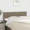 Image de vidaXL Têtes de lit Taupe 144x5x78/88 cm Tissu