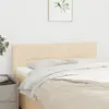 Image de vidaXL Têtes de lit Crème 144x5x78/88 cm Tissu