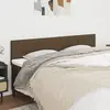 Image de vidaXL Têtes de lit Marron foncé 180 x 5 x 78/88 cm Tissu