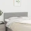 Image de vidaXL Têtes de lit Gris clair 144x5x78/88 cm Tissu