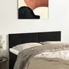 Image de vidaXL Têtes de lit Noir 144 x 5 x 78/88 cm Velours