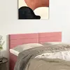 Image de vidaXL Têtes de lit Rose 144x5x78/88 cm Velours