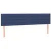 Image de vidaXL Têtes de lit Bleu 180x5x78/88 cm Tissu