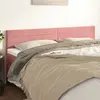 Image de vidaXL Têtes de lit Rose 180x5x78/88 cm Velours