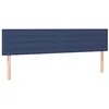 Image de Têtes de lit 2 pcs Bleu 100x5x78 88 cm Tissu