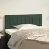 Image de vidaXL Tête de lit Vert foncé 80x5x78/88 cm Velours