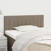 Image de vidaXL Tête de lit Taupe 90x5x78/88 cm Tissu