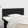 Image de vidaXL Tête de lit Noir 100x5x78/88 cm Tissu
