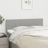 Image de vidaXL Têtes de lit Gris clair 144x5x78/88 cm Tissu