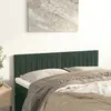 Image de vidaXL Têtes de lit Vert foncé 144x5x78/88 cm Velours