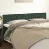 Image de vidaXL Têtes de lit Vert foncé 160x5x78/88 cm Velours