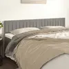 Image de vidaXL Têtes de lit Gris clair 180x5x78/88 cm Velours