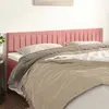 Image de vidaXL Têtes de lit Rose 180x5x78/88 cm Velours