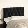 Image de vidaXL Tête de lit Noir 80x7x78/88 cm Velours