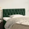 Image de vidaXL Tête de lit Vert foncé 90x7x78/88 cm Velours