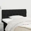 Image de vidaXL Tête de lit Noir 100x7x78/88 cm Tissu