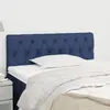 Image de vidaXL Tête de lit Bleu 100x7x78/88 cm Tissu