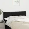 Image de vidaXL Têtes de lit Noir 144 x 7 x 78/88 cm Tissu