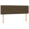 Image de vidaXL Hoofdborden 2 st 72x7x78/88 cm stof donkerbruin